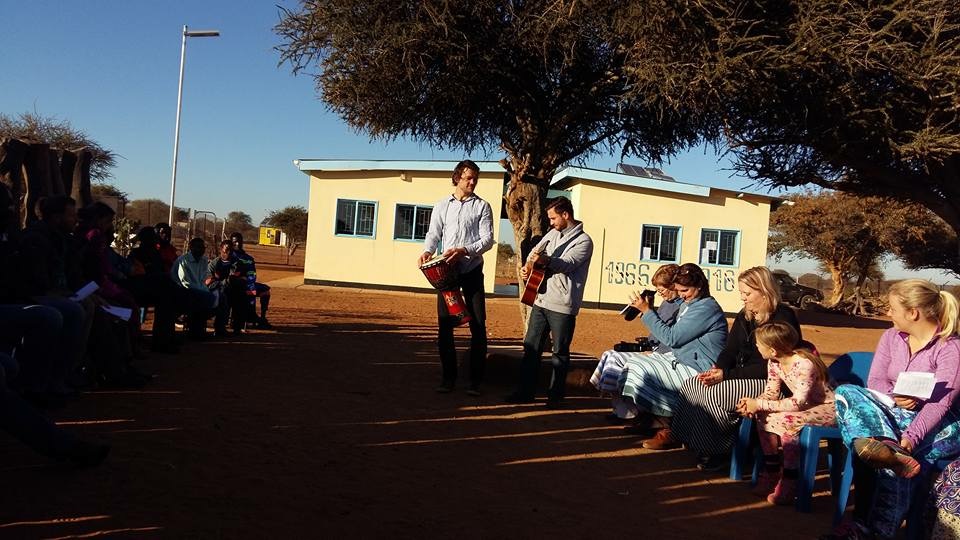 singing in botswana on mission trip